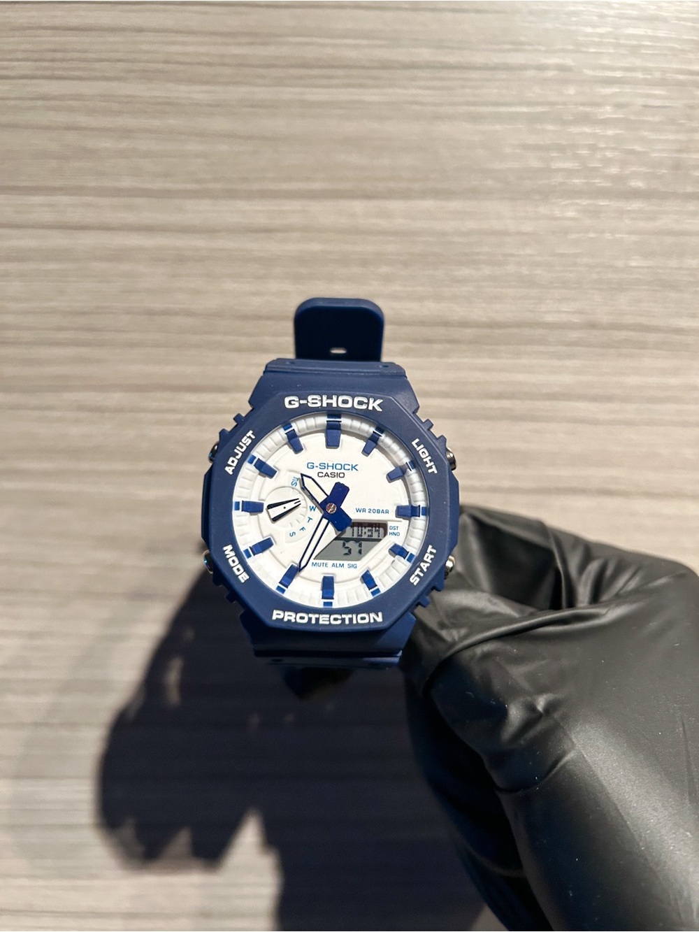 Casio G-Shock GA-2100 Blue/White